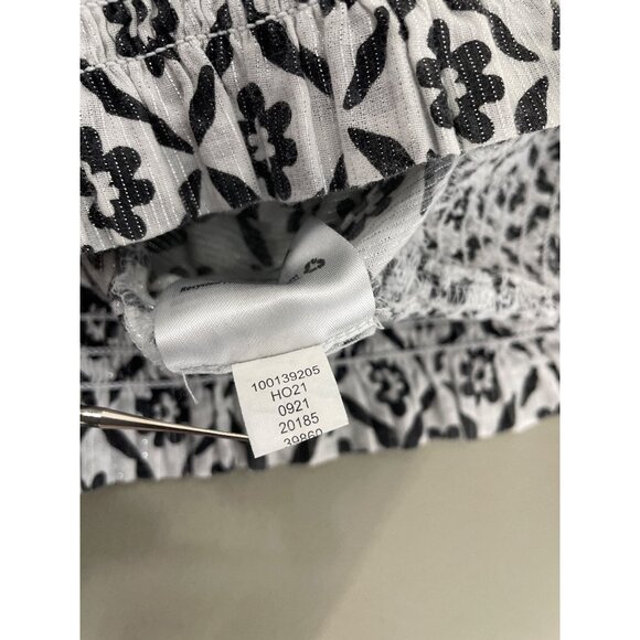 INC International Concepts Peasant Top Size Small Floral Smocked Ruffle Bohemian - Picture 8 of 10